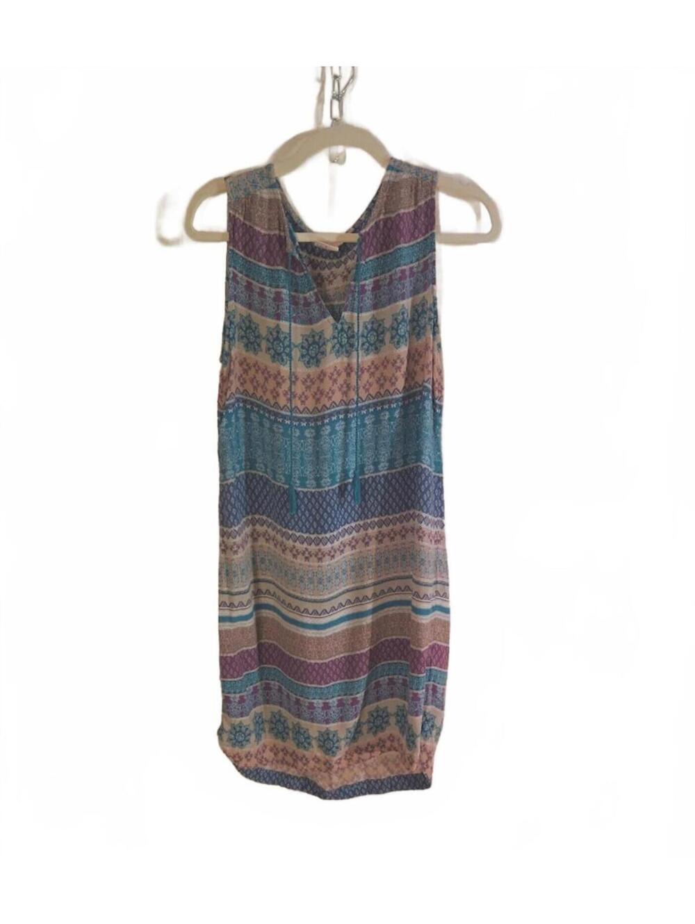 Beachlunchlounge Sleeveless Rayon Dress Size S